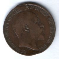 1/2 пенни 1902 г. Великобритания