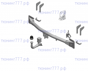 Фаркоп (тсу) Brink, крюк быстросьемный, тяга 2т