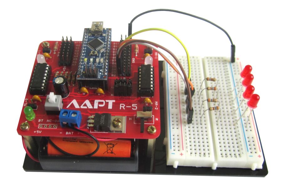 Базовый робототехнический набор  для конструирования, изучения электроники и микропроцессоров и информационных систем и устройств (электронные устройства (датчики, моторы, сервормоторы) ПЕЧЕНЕГ Батана