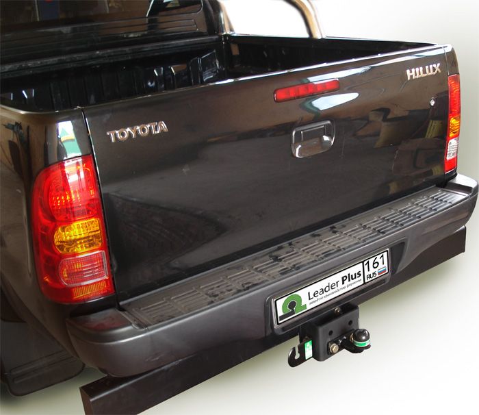 Фаркоп Лидер Плюс для TOYOTA HILUX (4WD) (N2) с задним силовым бампером 2008-...