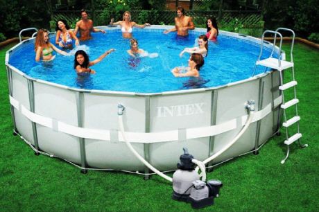 Каркасный бассейн 549х132см + аксессуары, INTEX