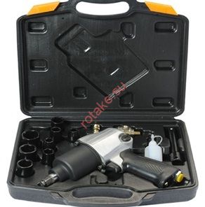 Пневмогайковерт 1/2 680Нм Rotake RT-5268K с набором ударных головок