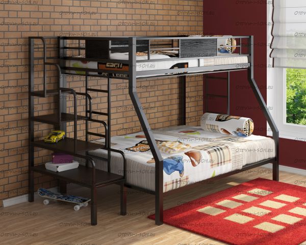 Кровать двухъярусная Гранада + Лестница ФМ