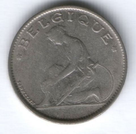 1 франк 1922 г. Бельгия