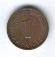 1 пфенниг 1989 г. ФРГ Германия