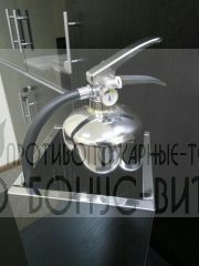 Подставка П-15 из нержавеющей стали к огнетушителю