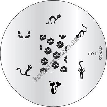 Диск для стемпинга Конад (трафарет) М 91