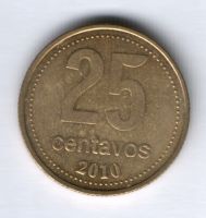25 сентаво 2010 г. Аргентина
