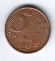 5 сентаво 2001 г. Бразилия