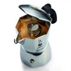 Гейзерная кофеварка для кофе эспрессо с пенкой на 4 чашки Bialetti Brikka Elite 0534 (Италия)