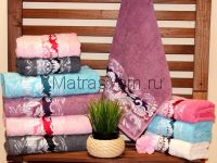 7687 DAMASK  Хлопок махра 70х140 ( 6шт ) 550 гр полотенце SIKEL