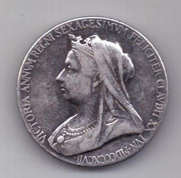 медаль 1897 г. Великобритания