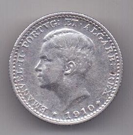 100 рейс 1910 г. AUNC.  Португалия