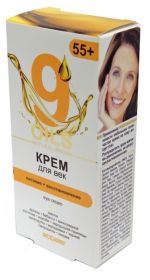 БЕЛКОСМЕКС OILS NATURAL ORIGIN КРЕМ ДЛЯ ВЕК 55+ ПИТАНИЕ + ВОССТАНОВЛЕНИЕ 15г