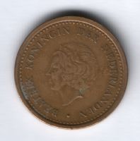 1 гульден 1990 г. Нидерландские Антильские острова