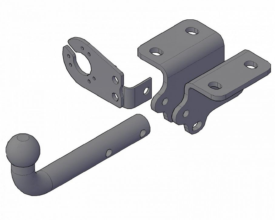 Фаркоп "Трейлер" для Volkswagen Amarok с 2010 года выпуска по настоящее время