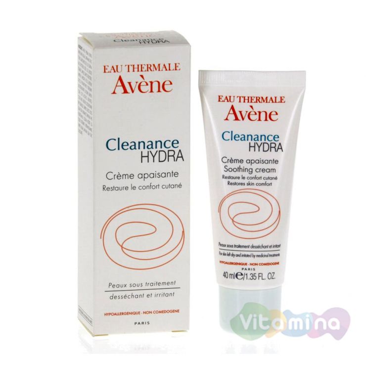 Avene Клинанс Гидра Успокаивающий крем для пересушенной проблемной кожи