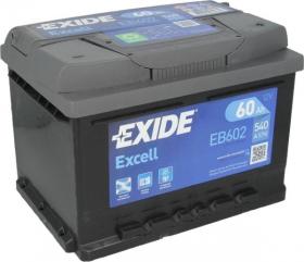 Автомобильный аккумулятор АКБ Exide (Эксайд) Excell EB602 60Ач о.п.