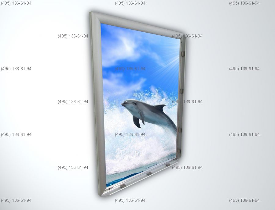 Световая панель Frame LED Framelight Classic (фреймлайт), односторонняя, формат AA, 1000х1500  мм