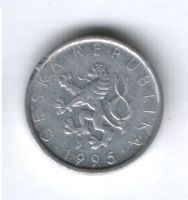 10 геллеров 1995 г. Чехия