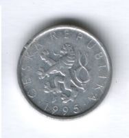 10 геллеров 1995 г. Чехия