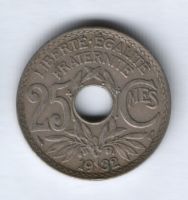 25 сантимов 1932 г. Франция