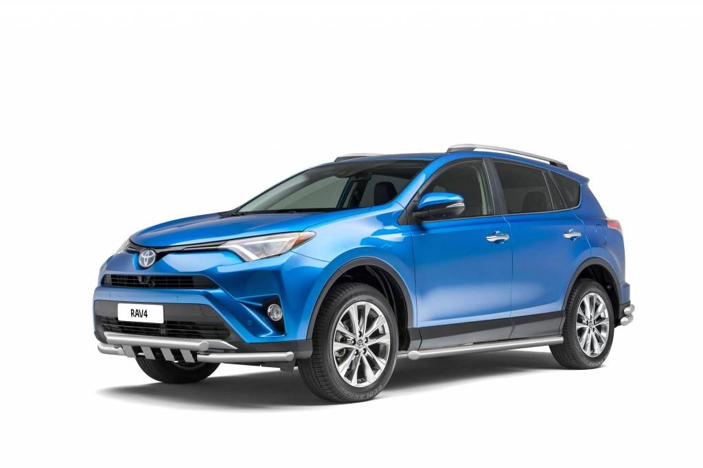 Защита порогов 63мм (НПС) TOYOTA RAV4 2013-