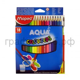 Карандаши акв.18цв.Maped Colorpeps 836012