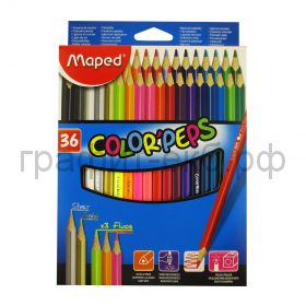 Карандаши цв.36цв.Maped Colorpeps 832017