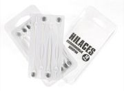 Cиликоновые шнурки для обуви Hilaces цвет Белый/Серый в раскрытой упаковке