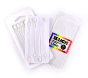 Светящиеся шнурки для обуви Hilaces цвет Прозрачный/Белый в раскрытой упаковке