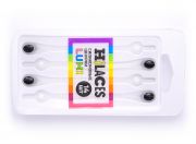 Светящиеся шнурки для обуви Hilaces цвет Прозрачный/Черный