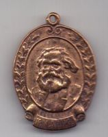 жетон 1918 г. К. Маркс. 100 летие. 1818-1918.