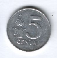5 центов 1991 г. Литва