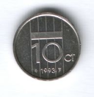 10 центов 1993 г. Нидерланды
