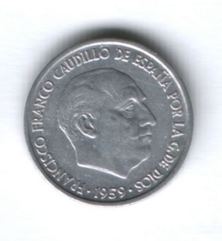 10 сантимов 1959 г. Испания