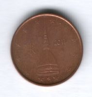 2 евроцента 2011 г. Италия