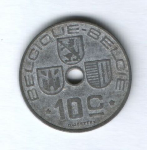 10 сантимов 1941 г. Бельгия