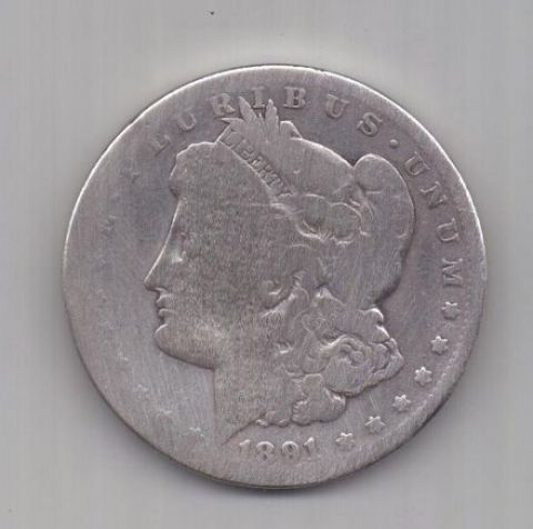 1 доллар 1891 г. США
