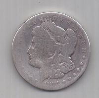 1 доллар 1891 г. США