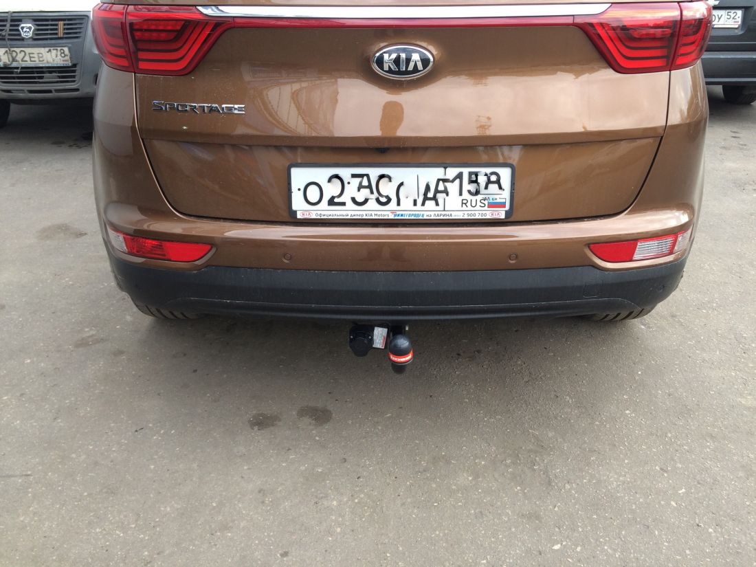 Фаркоп BOSAL-ORIS на Kia Sportage 2016- требуется минимальная подрезка бампера. Тип шара: A. Нагрузки: 1900/120 кг (без электрики в комплекте) - 6758-A Bosal