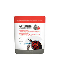 Таблетки для посудомоечных машин Attitude Dishwashing Eco-pouche био - 26 шт (Канада)