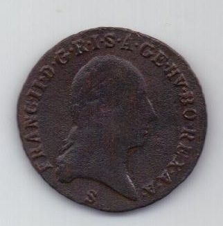 1 крейцер 1800 г. S. Австрия