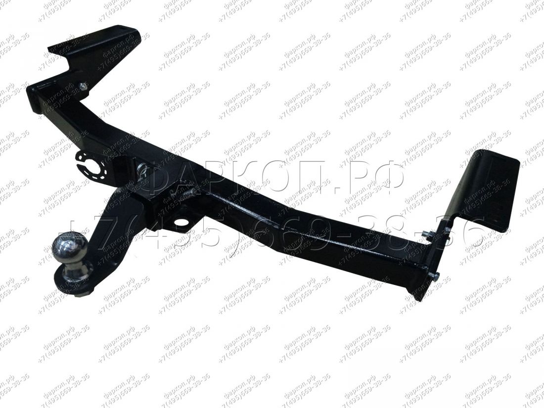 Фаркоп Toyota Land Cruiser 150 Prado 2010-, Toyota Land Cruiser Prado 120 2002-2010 без подрезки бампера. Тип шара: E (легкосъемный шар под квадрат).