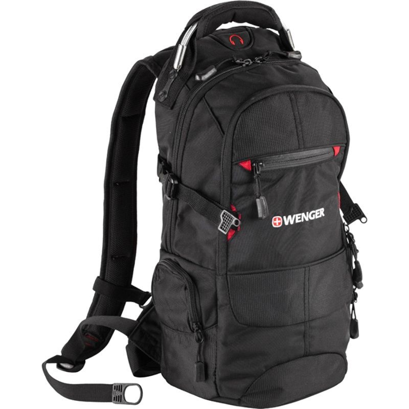 Рюкзак Wenger Narrow Hiking Pack, чёрный, 23х18х47 см, 22 л
