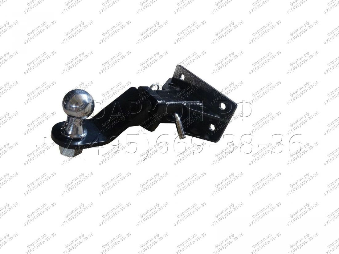 Фаркоп Toyota Hilux 2010-2015 без подрезки бампера. Тип шара: E (легкосъемный шар под квадрат). Нагрузки: 2800/120 кг.