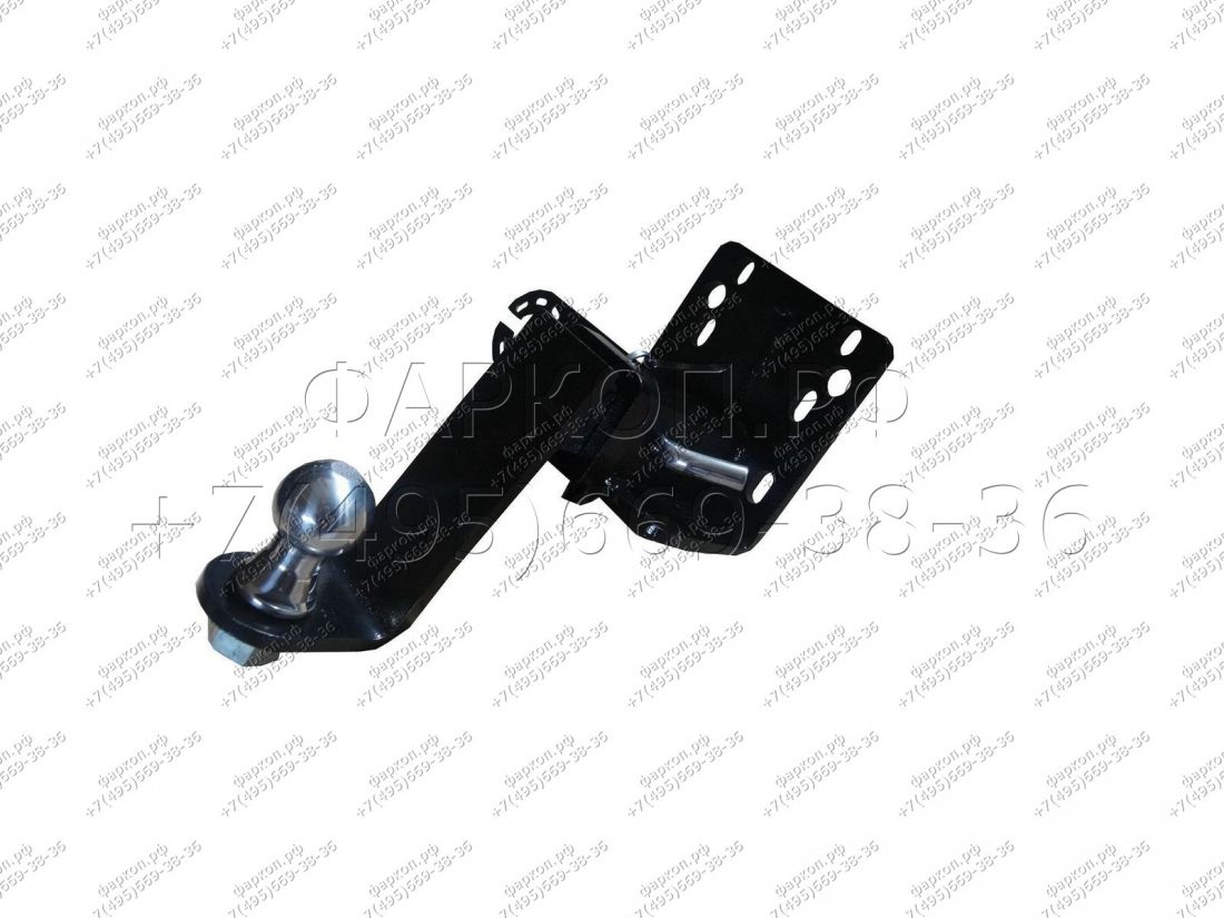 Фаркоп УАЗ Буханка / Uaz 452 / УАЗ 452, 2206, 3909, 3962, 3741, 3303 1965- без подрезки бампера. Тип шара: E (легкосъемный шар под квадрат).