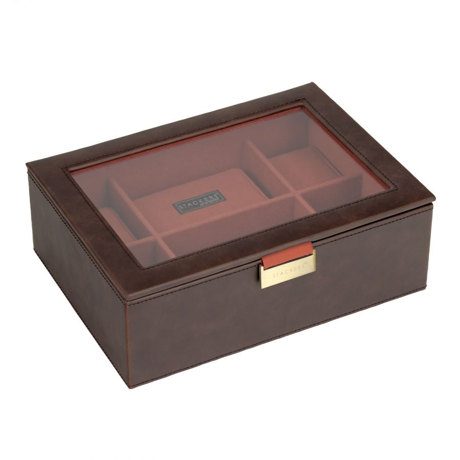 Шкатулка для хранения 8 часов LC Designs Stackers - men 73229