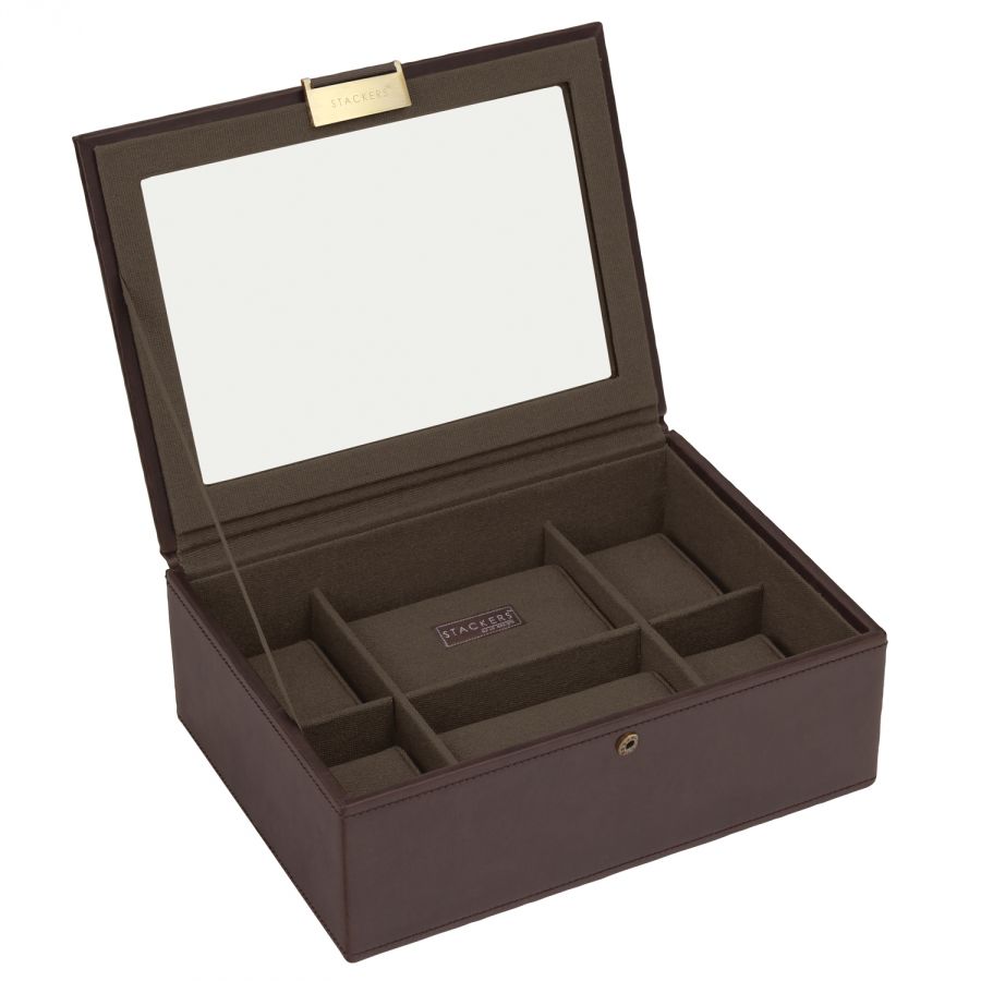 Шкатулка для хранения 8 часов  LC Designs Stackers - men 73226