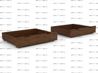 Ящики подкроватные к Бриз Массив DreamLine (массив/фасад с 2-х сторон)